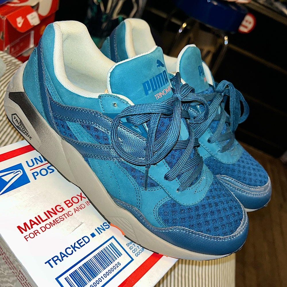 Puma Blue Athletic Shoes
